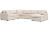 Modmax Oyster 6-Piece Sectional by Ashley at Eve Furniture