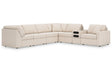 Modmax Oyster 7-Piece Sectional by Ashley at Eve Furniture