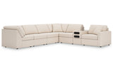 Modmax Oyster 7-Piece Sectional by Ashley at Eve Furniture
