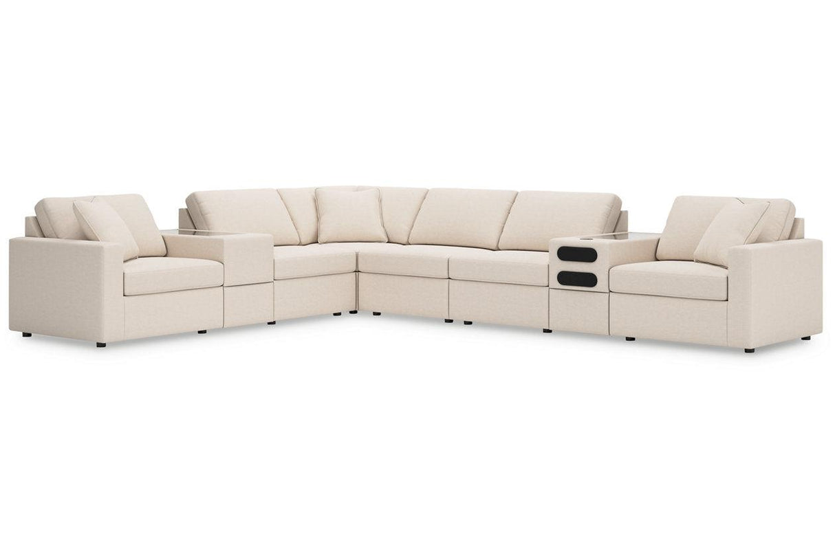 Modmax Oyster 8-Piece Sectional by Ashley at Eve Furniture