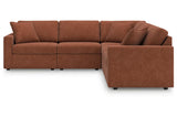 Modmax Spice 5-Piece Sectional by Ashley at Eve Furniture