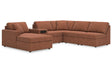 Modmax Spice 6-Piece Sectional with Chaise by Ashley at Eve Furniture