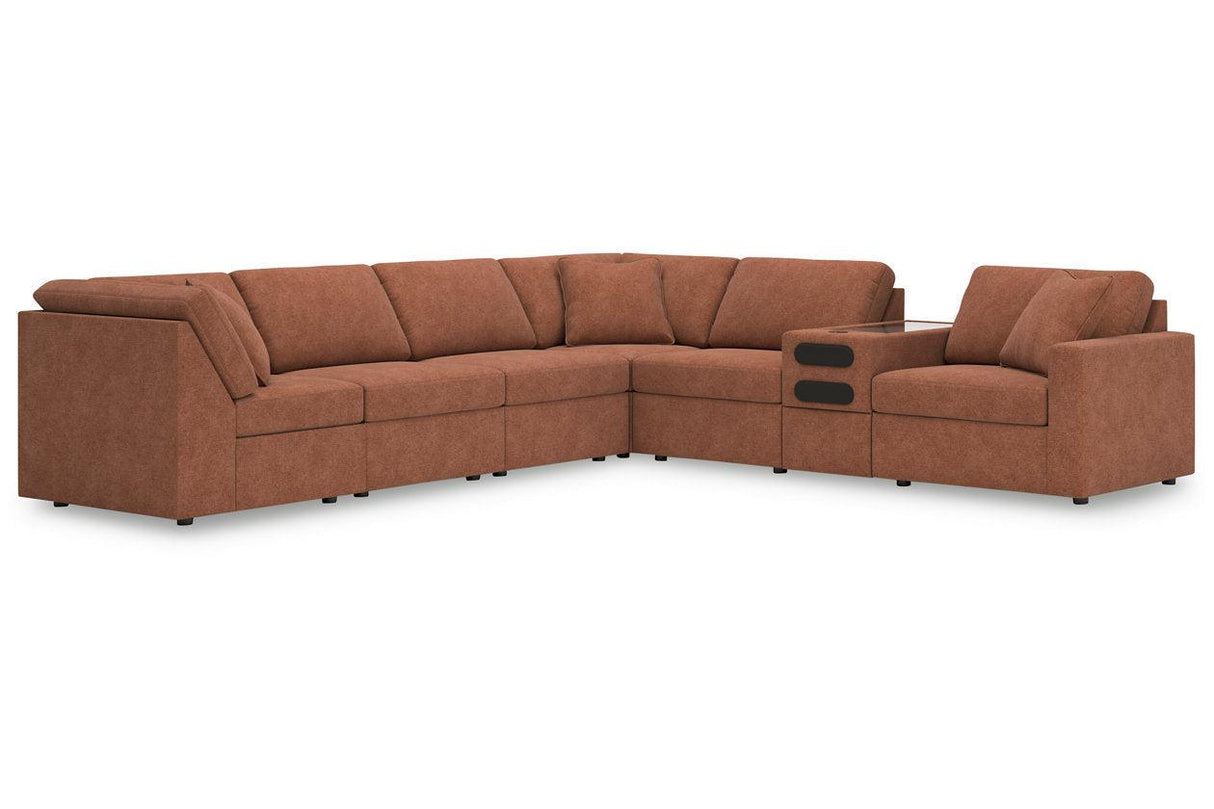 Modmax Spice 7-Piece Sectional by Ashley at Eve Furniture