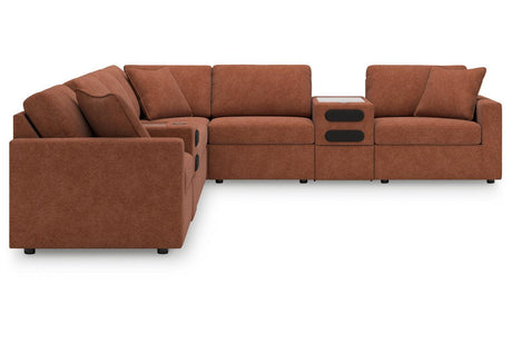 Modmax Spice 8-Piece Sectional by Ashley at Eve Furniture