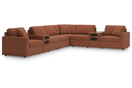Modmax Spice 8-Piece Sectional by Ashley at Eve Furniture