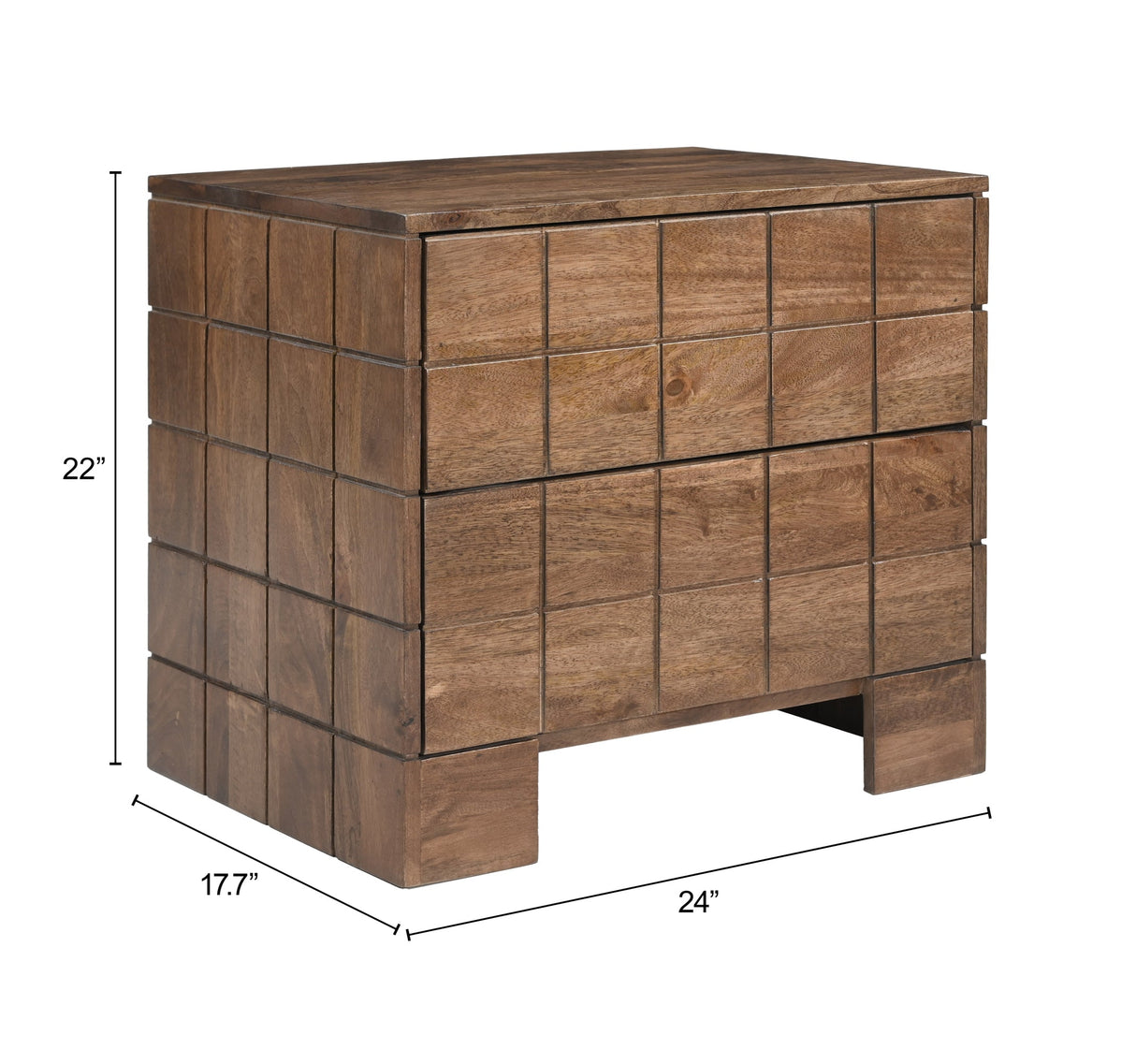 Modo Walnut Nightstand by Zuomod at Eve Furniture