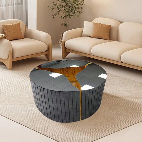 Modula Smoke Glass Coffee Table by Happy Homes at Eve Furniture