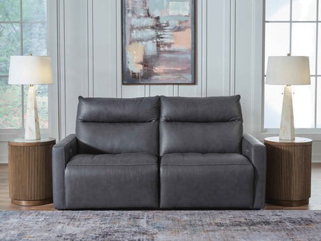 ModZ Blue Power Reclining Living Room Set by Ashley at Eve Furniture