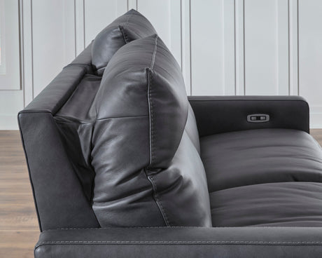 ModZ Blue Power Reclining Living Room Set by Ashley at Eve Furniture