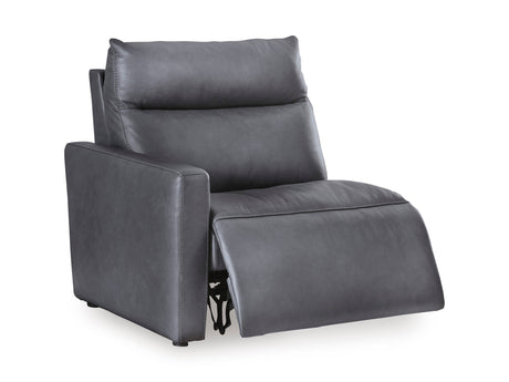 ModZ Blue Power Reclining Living Room Set by Ashley at Eve Furniture