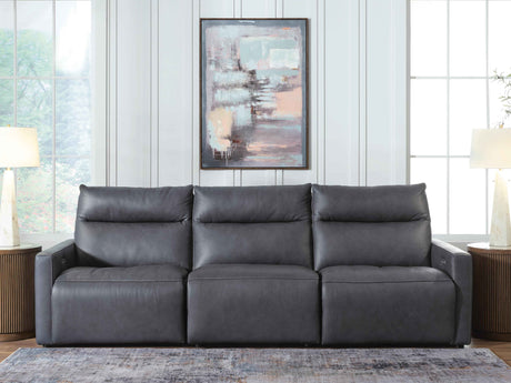 ModZ Blue Power Reclining Living Room Set by Ashley at Eve Furniture