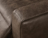 ModZ Chocolate 5-Piece Power Reclining Sectional by Ashley at Eve Furniture