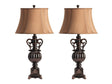 Moira Brown Table Lamp (Set of 2) by Crestview at Eve Furniture