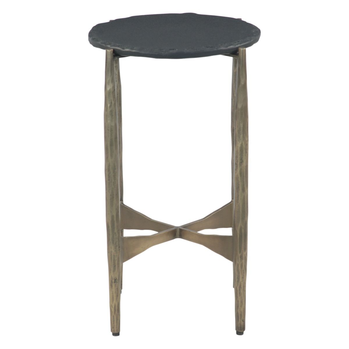 Mojave 13" Nesting Side Table with Black Marble, Set of 2 by Home Trends & Design at Eve Furniture