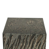 Mojave 20" Side Table in Desert Patina with Brass Base by Home Trends & Design at Eve Furniture