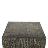 Mojave 35" Coffee Table in Desert Patina with Brass Base