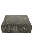 Mojave 35" Coffee Table in Desert Patina with Brass Base by Home Trends & Design at Eve Furniture