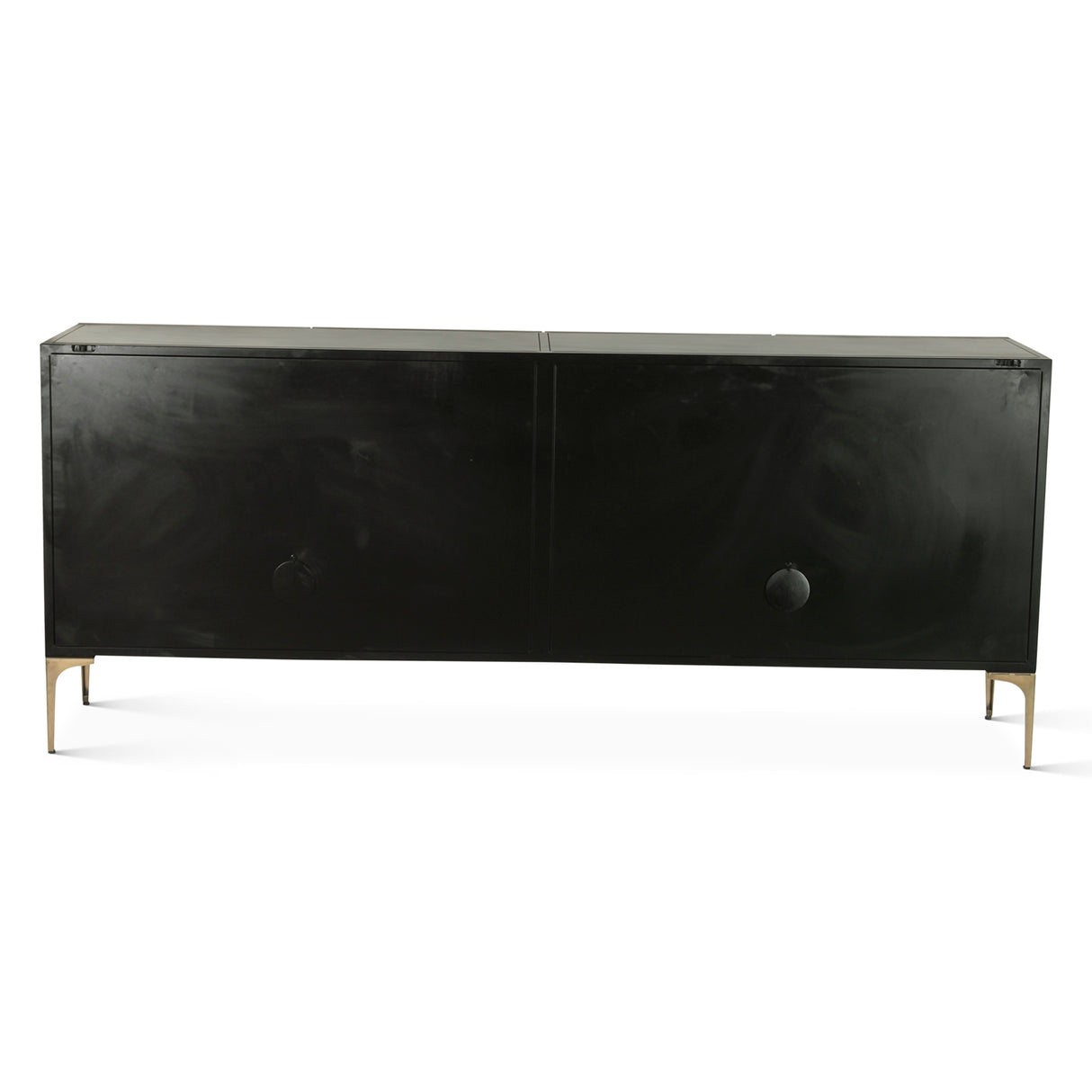 Mojave 83" Four Door Buffet in Desert Patina with Brass Base by Home Trends & Design at Eve Furniture