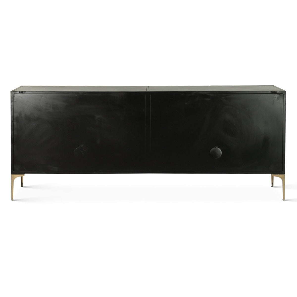 Mojave 83" Four Door Buffet in Desert Patina with Brass Base by Home Trends & Design at Eve Furniture