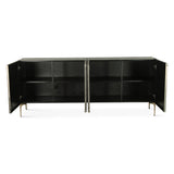 Mojave 83" Four Door Buffet in Desert Patina with Brass Base by Home Trends & Design at Eve Furniture