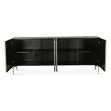 Mojave 83" Four Door Buffet in Desert Patina with Brass Base by Home Trends & Design at Eve Furniture