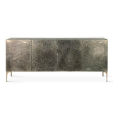 Mojave 83" Four Door Buffet in Desert Patina with Brass Base by Home Trends & Design at Eve Furniture