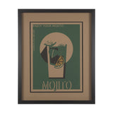 Mojito by Simeng a Framed Art Print Matted under Glass by Mercana at Eve Furniture
