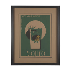 Mojito by Simeng a Framed Art Print Matted under Glass by Mercana at Eve Furniture