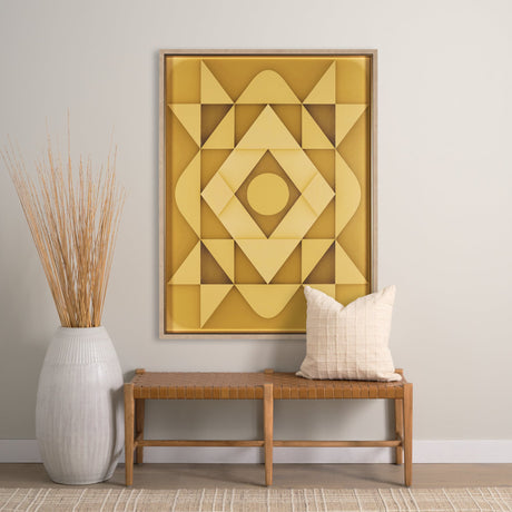 Moka by Fari Strachan a Hand Embellished Textured Framed Art Print by Mercana at Eve Furniture