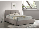 Mokena Taupe 46-inch Upholstered Queen Platform Bed by Coaster at Eve Furniture