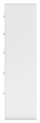 Mollviney White Chest of Drawers by Ashley at Eve Furniture