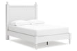 Mollviney White Full Panel Bed by Ashley at Eve Furniture