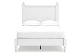 Mollviney White Full Panel Bed by Ashley at Eve Furniture