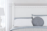 Mollviney White Full Panel Bed by Ashley at Eve Furniture