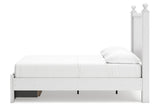 Mollviney White Full Storage Panel Bed by Ashley at Eve Furniture