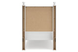 Mollviney White Twin Panel Storage Bed by Ashley at Eve Furniture