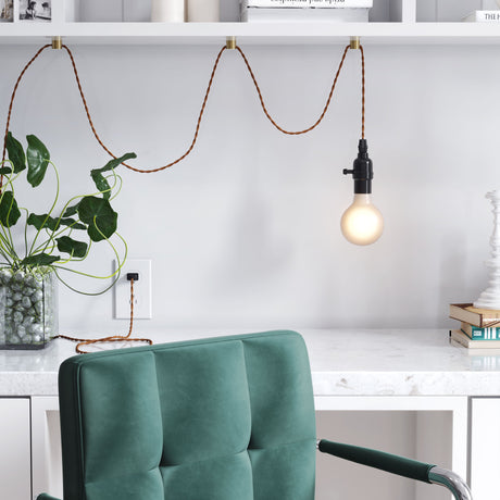 Molly Black Ceiling Lamp by Zuomod at Eve Furniture