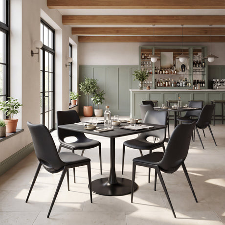 Molly Black Dining Table by Zuomod at Eve Furniture