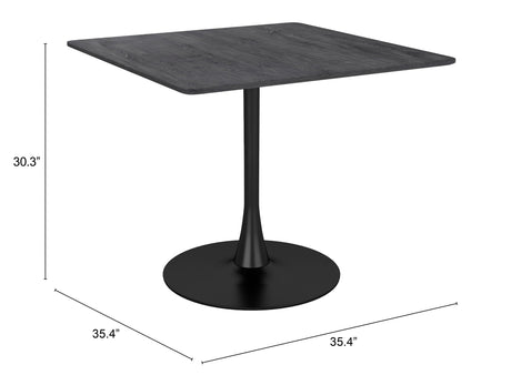 Molly Black Dining Table by Zuomod at Eve Furniture
