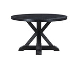 Molly Black Round Dining Room Set by Steve Silver at Eve Furniture