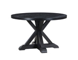 Molly Black Round Dining Room Set by Steve Silver at Eve Furniture