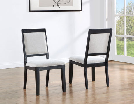 Molly Black Round Dining Room Set by Steve Silver at Eve Furniture