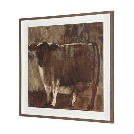 Molly by Mercana Studio Hand-Embellished Textured Framed Artwork Matted Under Glass by Mercana at Eve Furniture