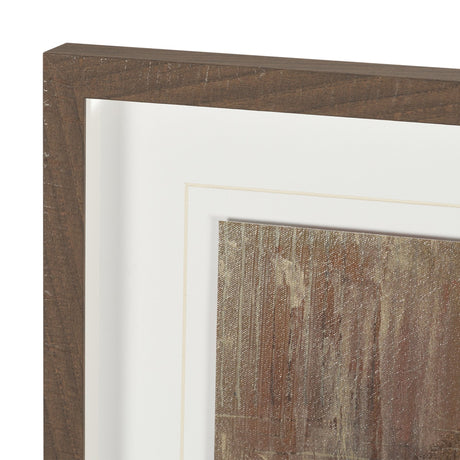 Molly by Mercana Studio Hand-Embellished Textured Framed Artwork Matted Under Glass by Mercana at Eve Furniture