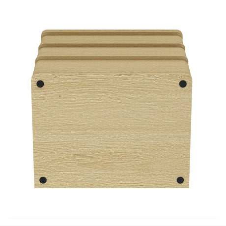 Molly Nightstand in Natural Oak by Manhattan Comfort at Eve Furniture