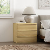 Molly Nightstand in Natural Oak by Manhattan Comfort at Eve Furniture