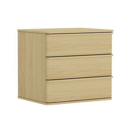Molly Nightstand in Natural Oak by Manhattan Comfort at Eve Furniture