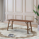 Molly Walnut Solid Wood Bench by Ashcroft Furniture at Eve Furniture