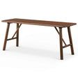 Molly Walnut Solid Wood Bench by Ashcroft Furniture at Eve Furniture