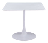Molly White Dining Table by Zuomod at Eve Furniture